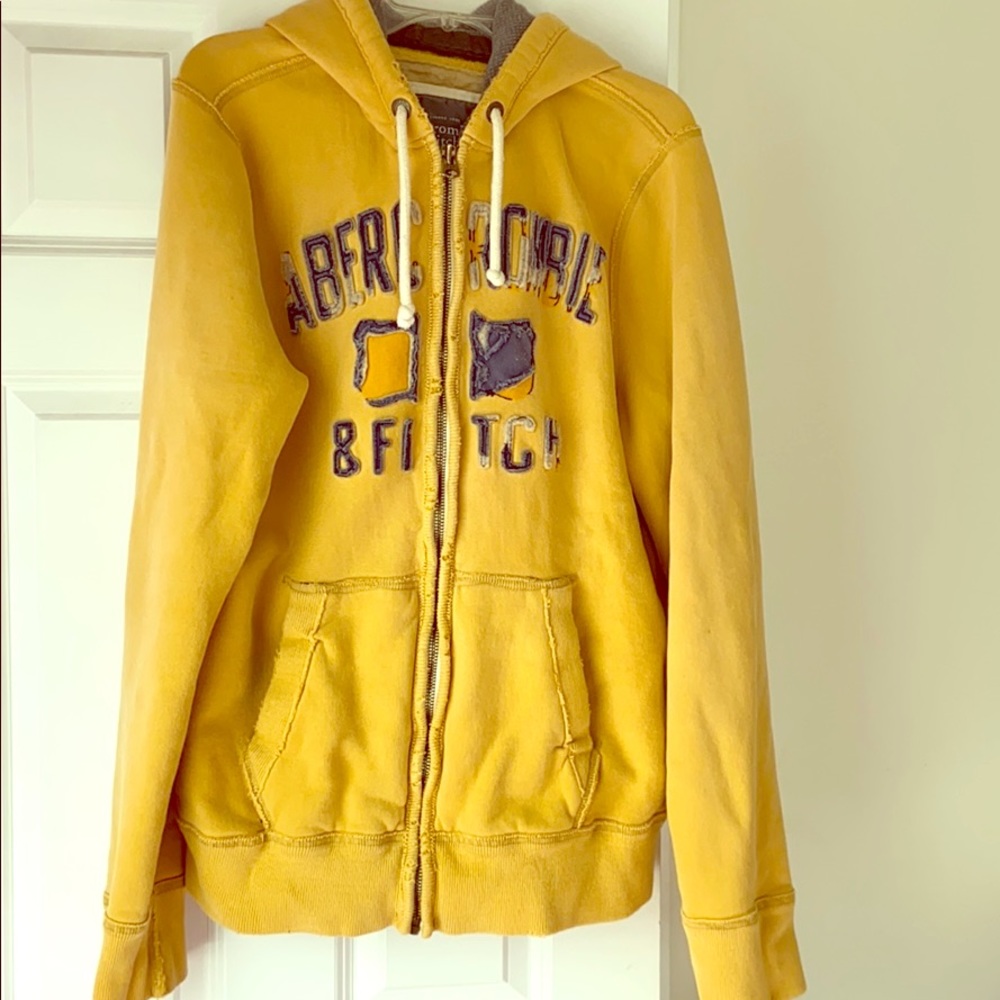 Abercrombie & Fitch distressed hoodie in XL